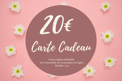 LaVieEstGreen Carte-cadeau 20 euros Carte-cadeau - Montant au choix - Valable 1 an sur l&