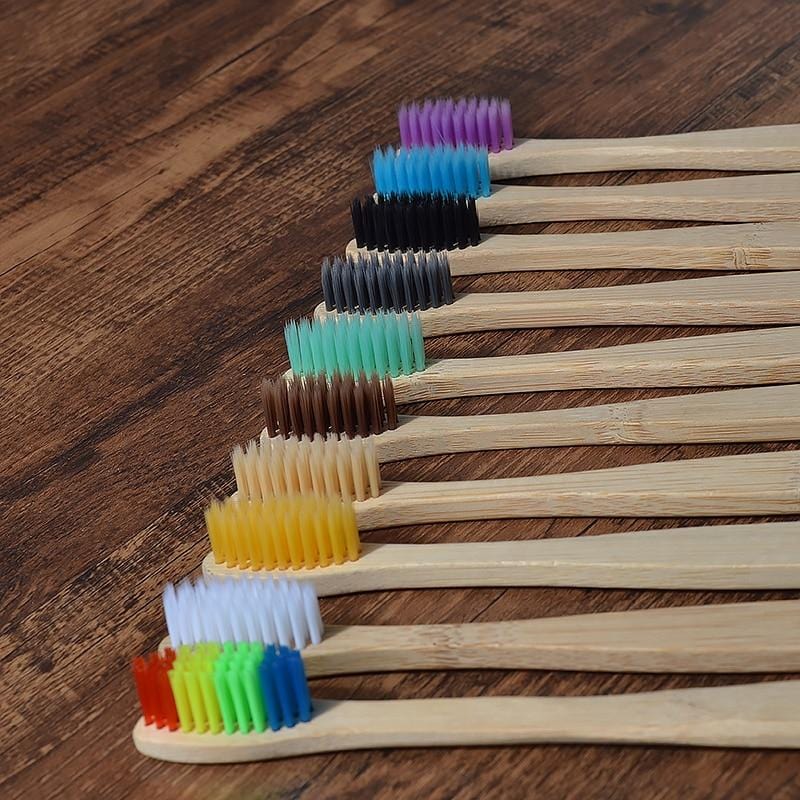 Brosse à dents en bambou - Pack de 10 - LaVieEstGreen